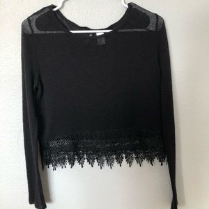 H&M black top